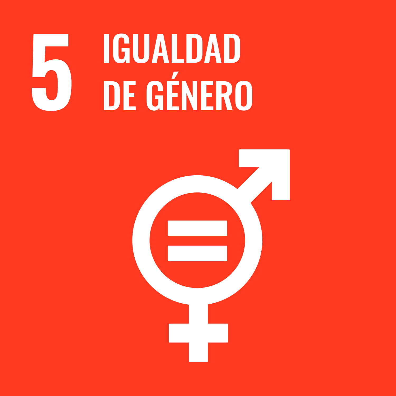ODS 5 Objetivo de desarrollo sostenible 5 igualdad de género ODS