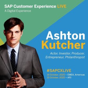 ashton kutcher - customer experience SAP